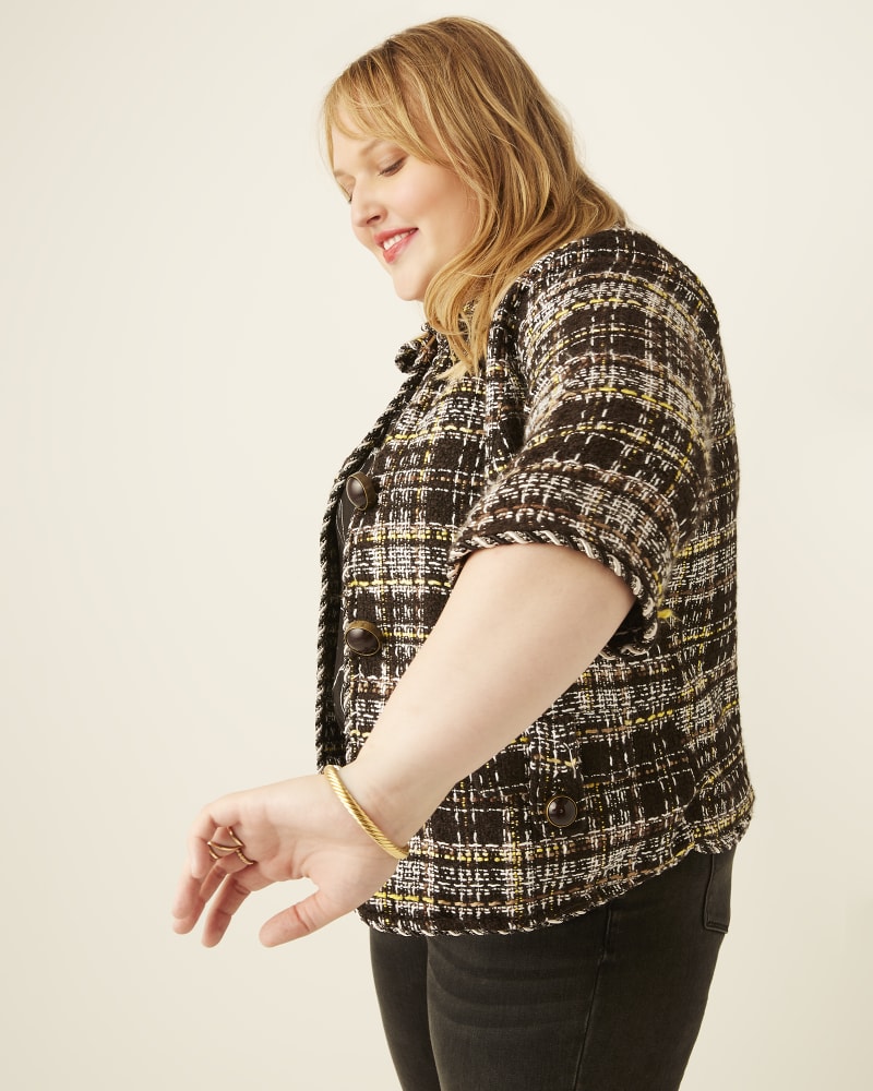 Tweed jacket plus size online